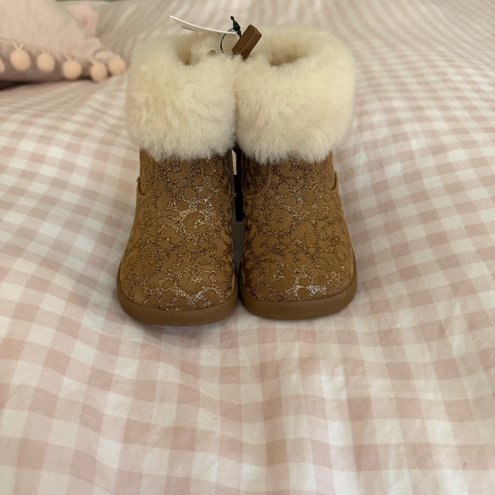UGG Brown and Cream Kids Boots